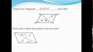 Using properties of parallelograms to solve problems