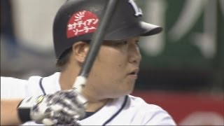 完全復活！おかわり君の第14号ソロHR 2012.07.11 L-H