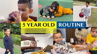 My Son's 24 hour routine | 5 to 6 Year Baby Routine | 5 साल के बच्चे का डेली रूटीन