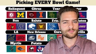 I picked EVERY College Football Bowl Game