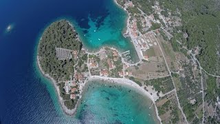 DJI Phantom 2 repülés 2015 július Prižba (Korčula, Horvátország) 4K, UltraHD