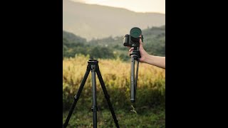 Can a tripod support two devices? HEIPI 3-in-1 Travel Tripod will do it!