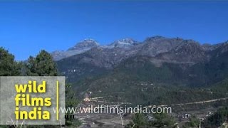 Jumolhari or Chomolhari mountain, Bhutan