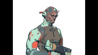 Scifi character_ Procreate