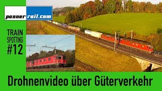 Trainspotting #12: SBB Güterverkehr im Freiamt (Drohnenaufnahmen)