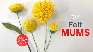 How To Make Felt Flowers / Simple Craft Tutorial