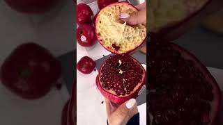 Quick & Easy Way to Peel Pomegranate: easiest method to de-seed pomegranates qui