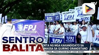 Mga tagasuporta ng mga kakandidato sa 2025 midterm elections, dumagsa sa Quirino Grandstand...