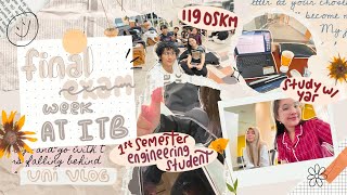 📌Uni Vlog || College Life [Final exam week at ITB🐘~1st Semester Engineering Student]📚👩‍🔬