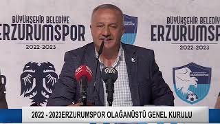 Erzurumspor FK Olağanüstü Seçimli Genel Kurulumuz ( 03.08.2022 )