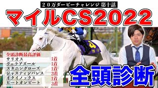 【マイルCS2022全頭診断】最高評価が6週連続馬券内！全頭を徹底診断！【20万ダービーチャレンジ第十話】