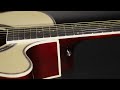 Real mission high quality cutaway acoustic guitar