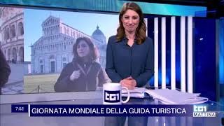 Turismo. Oggi è la giornata mondiale della guida turistica, in diretta dalla Torre di Pisa.