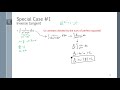 Integration by Substitution   Special Cases