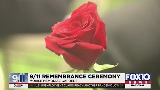 9/11 remembrance ceremony at Mobile Memorial Gardens