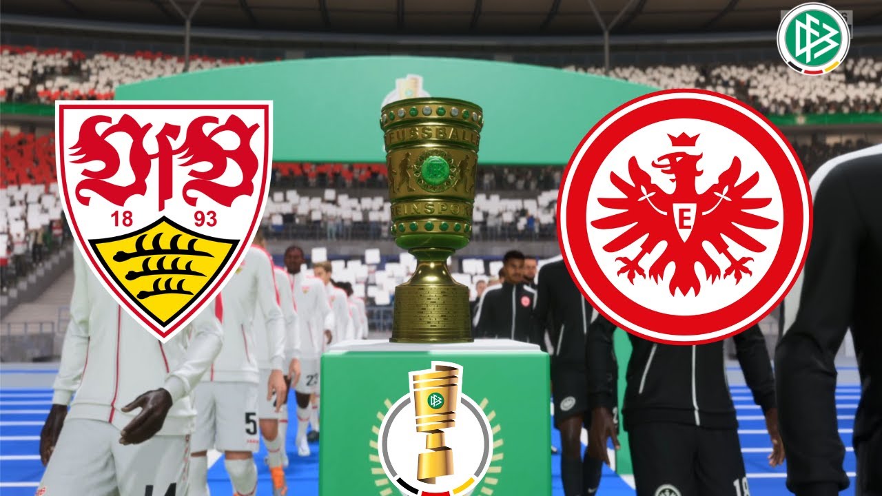 VFB Stuttgart Vs Eintracht Frankfurt Halbfinale - DFB POKAL Highlights ...