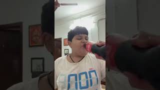 Trying coca cola for the first time￼