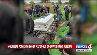 Family says loved one`s grave site left exposed to the elements