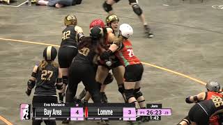 Bay Area vs Lomme - 2019 International WFTDA Playoffs: Winston-Salem Game 9