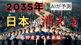 【2035年 日本の未来①】AIが予測！~基幹産業の消滅危機、生き残りを懸けた壮絶な死闘の結末~