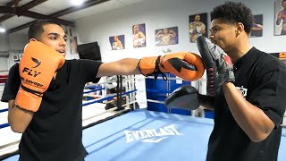 Shakur Stevenson Teaches N3on How to Fight (GONE WRONG)