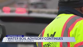 Boil water advisory continues in southern Prince George's County