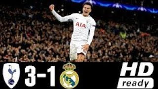 Tottenham Hotspur vs Real Madrid 3-1 Extended Highlights & Goals - 01 NOV 2017