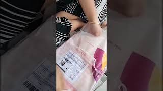 Unboxing screen panting blue with 4 designs video order by #meesho# product atcha ha 👍