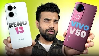 vivo V50 VS OPPO Reno 13 - Full Detailed Comparison !! Best Camera Phone ?