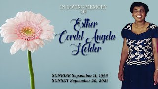 Celebrating the Life of Esther Cordel Angela Holder