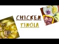 COOKING CHICKEN TINOLA | ALA KHARIE