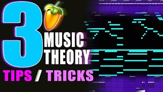 3 MUSIC THEORY TECHNIQUES TO USE IN YOUR BEATS | FL STUDIO MUSIC THEORY TUTORIAL 2022