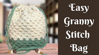 Easy Crochet Projects: Easy Granny Stitch Crochet Bag | Easy Crochet Bag Pattern | Easy Crochet Bag