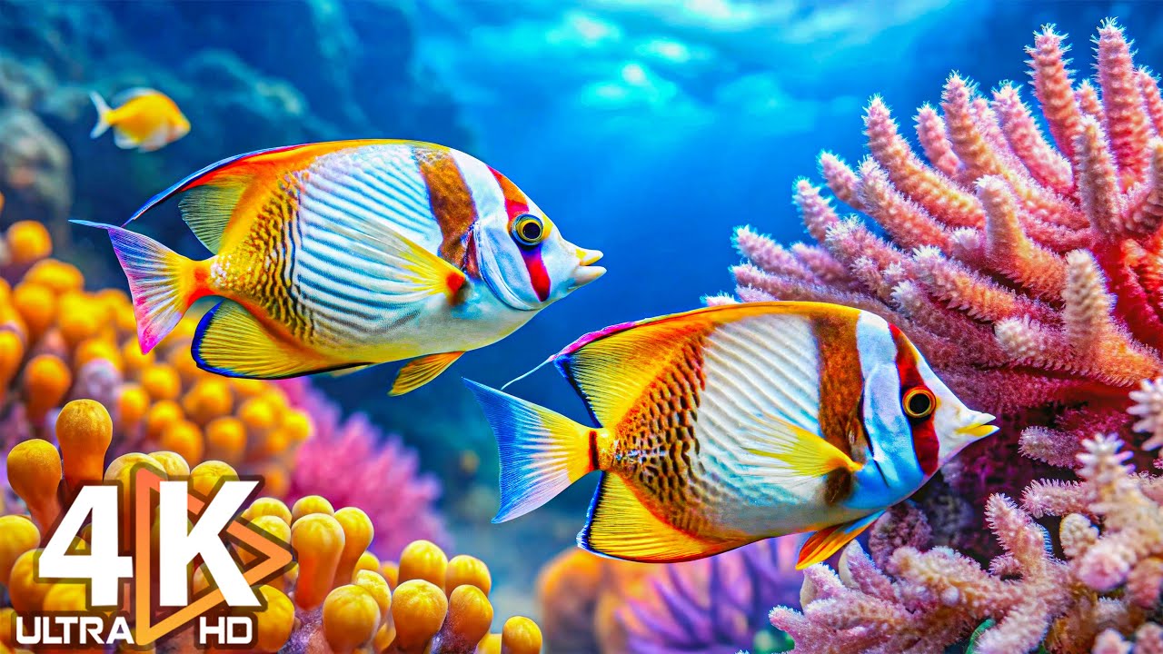 Aquarium 4k Ultra Hd ёяра Beautiful Coral Reefs Fish Jellyfish