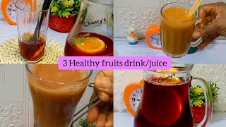 If you have Mango,Velvet Tamarind and Zobo make these delicious/healthy drinks even without blender.