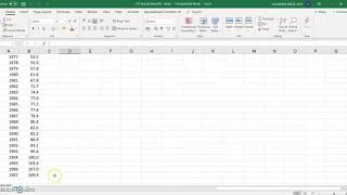 RStudio Lesson #1 Import Data from Excel (CPI data)