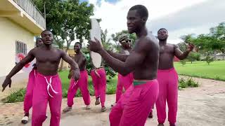 Greetings Wishes from Africa-African Muscle Pink Pants Men (wishes.center)