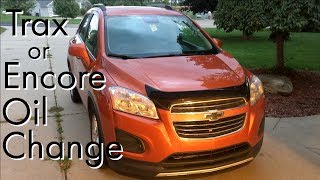 Chevy Trax - Buick Encore Oil Change - How To DIY