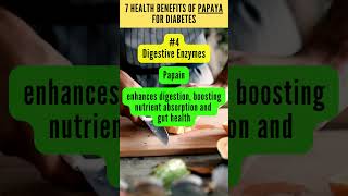 7 Health Benefits of Papaya for Diabetics #shorts