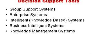 DSS02 Decision Support systems & Business Intelligence