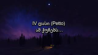 IV დასი (Petto) - ამ ქუჩებს… (Lyrics/ტექსტი)