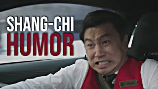 shang-chi humor | a guy with a freaking machete for an arm just chopped our bus in half shaun!