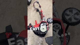 Jula Meec snowblower - Easy fix #Jula #Meec #Snowblower #diy #repair #easyfix #electricsnowblower