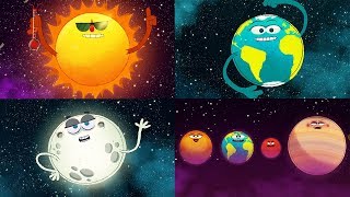 Storybots Outer Space  Planets Sun Moon Earth And Stars  Solar System Super Song  Fun Learning