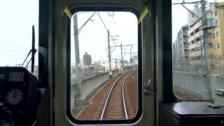 車内動画　名鉄6750系　急行尾張瀬戸行き　02　東大手→大曽根