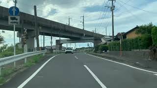 ★出水市美原町(住宅踏切・肥薩おれんじ鉄道)→出水市泉ヶ丘団地付近　完全版!姶良さつま滝巡り～旅行記Vol.129★ (2022.6.26)