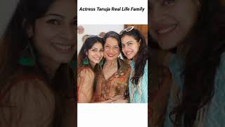 Actress Tanuja Real Life Family Husband \u0026 Daughters 👨‍👩‍👧‍👧 ll #shorts #archanasharmacreations