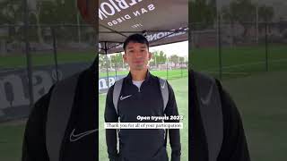 It was a pleasure meeting you all at the open tryouts🤝#soccerteam #soccersandiego #soccerplayers