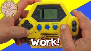 How To Play The Tonka Construction Rig 1999 Hasbro Handheld Electronic Game