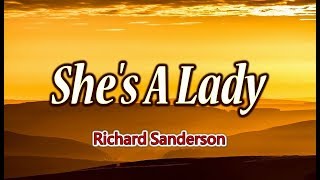 She's A Lady - Richard Sanderson (KARAOKE VERSION)